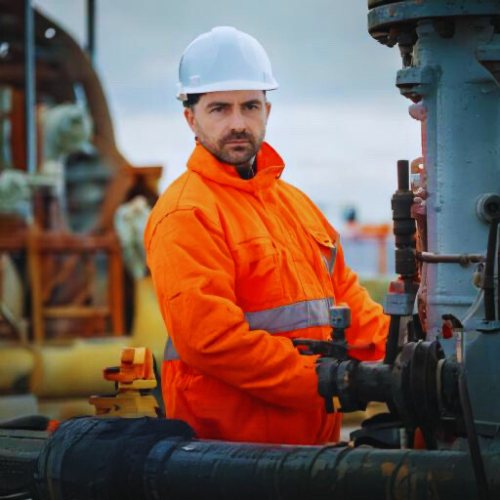 GASIS technician working on a gas installation