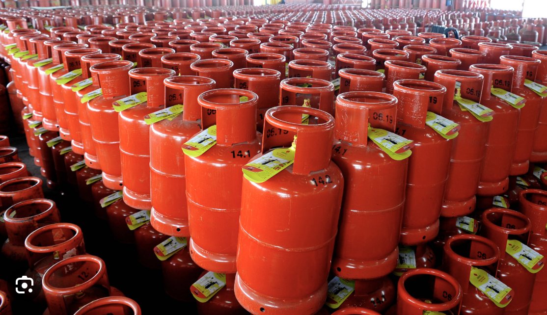Composite LPG cylinders ready for delivery